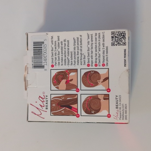 NEW MIA BLONDE SWIRL BUN - Picture 2 of 4